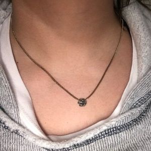 Small Gold Kendra Scott Pendant Necklace